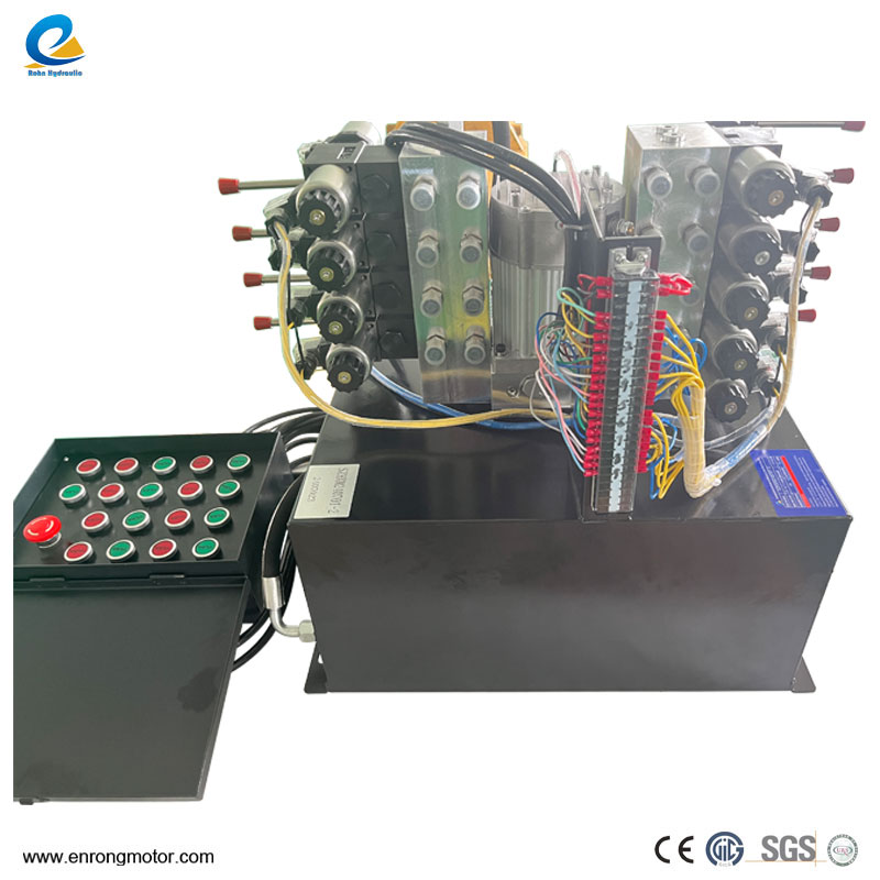 24V 1,5KW Neunventil-Hydraulikaggregat